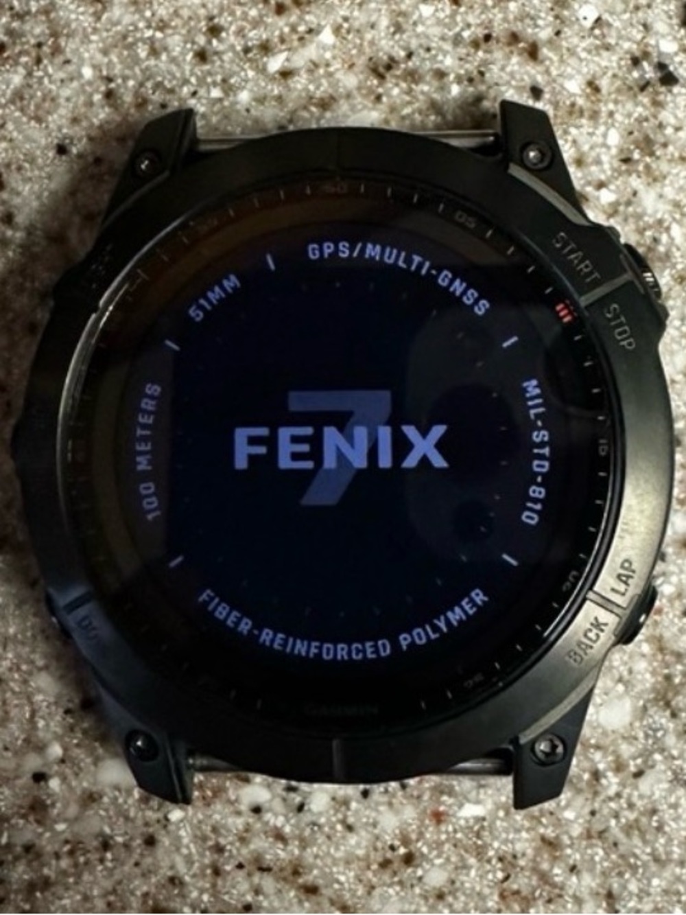 garmin Fenix 7X Sapphire Solar Smartwatch - Black